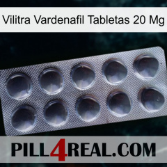 Vilitra Vardenafil Tablets 20 Mg 30